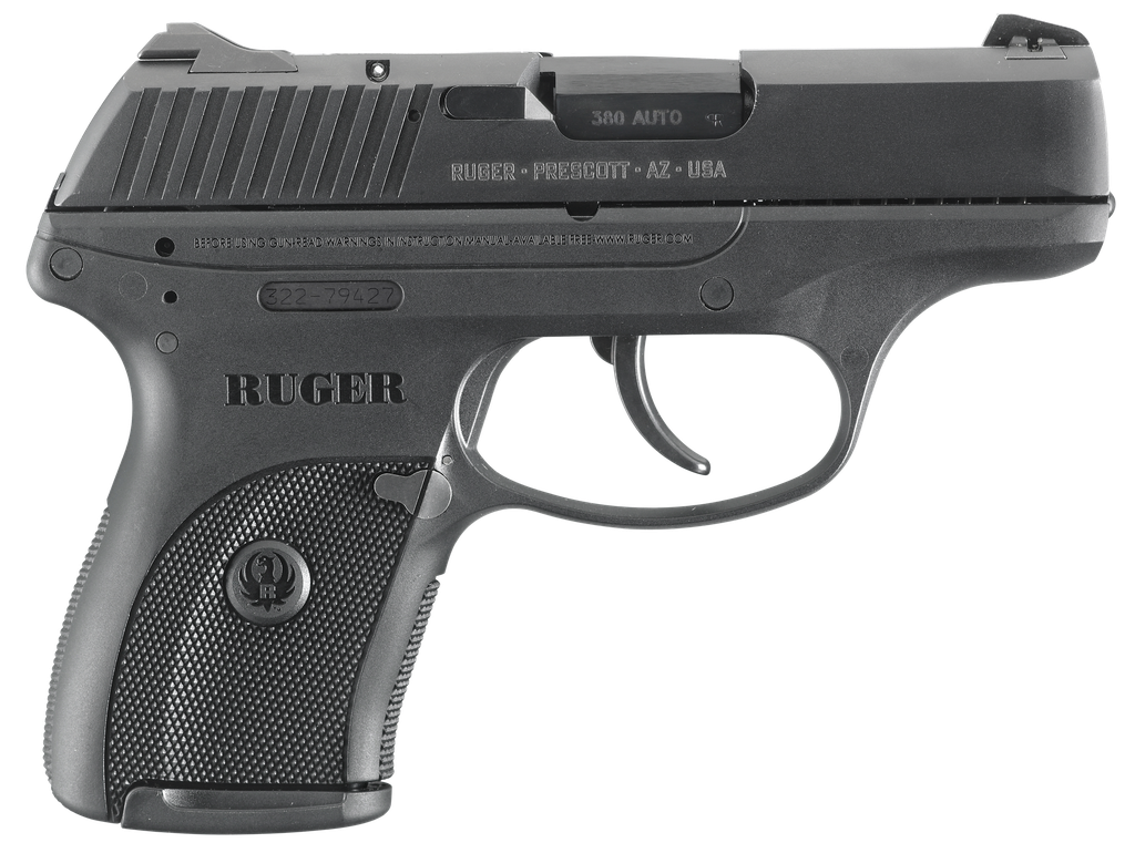 Ruger 3253 LC380 *CA Compliant 380 ACP 7+1 3.12" Black Steel Barrel, Black Oxide Serrated Steel Slide, Black Polymer Frame, Black Polymer Grip, Right Hand