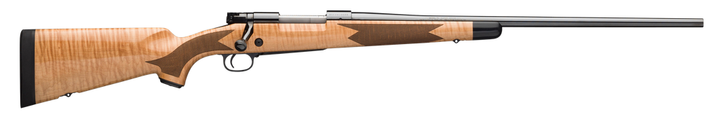 Winchester Repeating Arms 535218226 Model 70 Super Grade 270 Win Caliber with 5+1 Capacity, 24" Barrel, High Polished Blued Metal Finish & Gloss AAA Maple Stock Right Hand (Full Size)