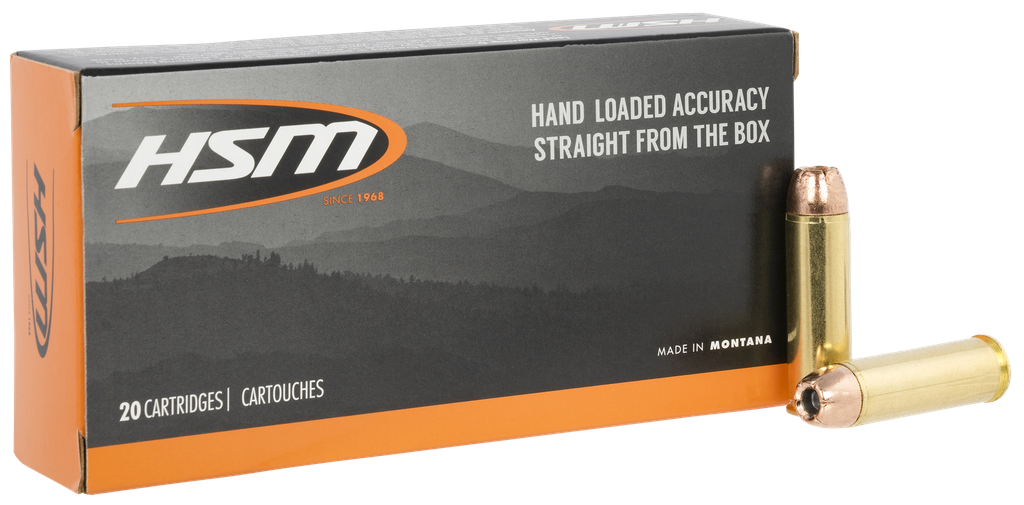 HSM 500SW1N Classic  500 S&W Mag 350 gr Jacket Hollow Point 20 Per Box/ 25 Case