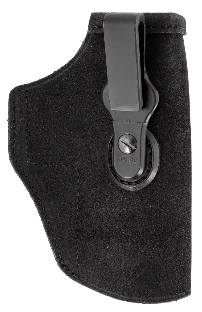 Galco TUC634B Tuck-N-Go 2.0 IWB Black Leather UniClip/Stealth Clip Fits Kimber Solo/S&W M&P Bodyguard w/CT Laser Ambidextrous