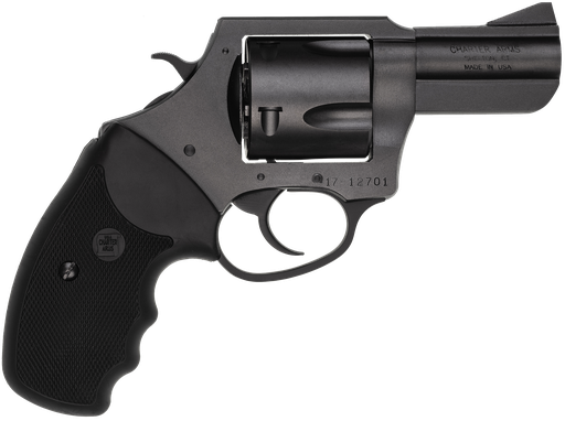 [PROD26-00033] Charter Arms 64520 Pitbull  45 ACP, 5 Shot 2.50" Black Nitride Steel Barrel, Cylinder & Frame w/Black Finger Grooved Rubber Grip