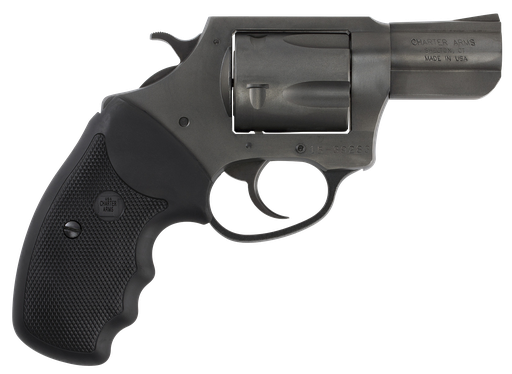 [PROD26-00037] Charter Arms 64420 Bulldog  Large 44 S&W Spl 5 Shot, 2.50" Black Nitride Steel Barrel, Cylinder & Frame w/Black Finger Grooved Rubber Grip, Exposed Hammer